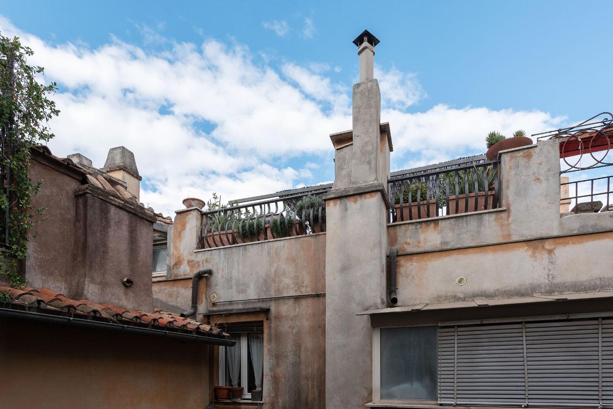 Ferienwohnung Piazza Navona Penthouse Rom Exterior foto